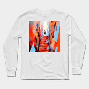 Picasso Style New York Alley Long Sleeve T-Shirt